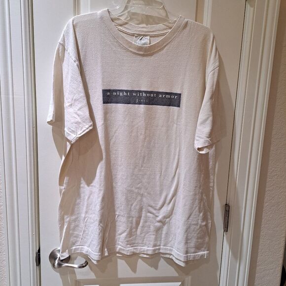 Vintage 1998 Jewel "a night without armor" poems book tour t-shirt sz XL RARE - Picture 1 of 9